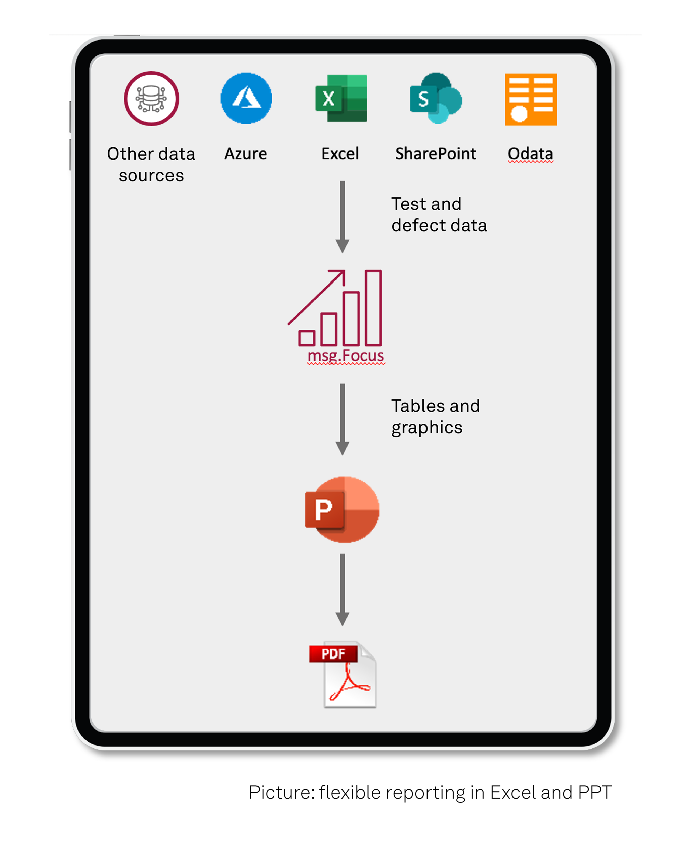 msg.Focus App Darstellung