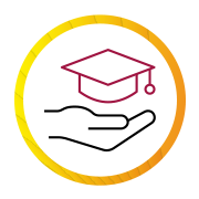 hand education mütze icon