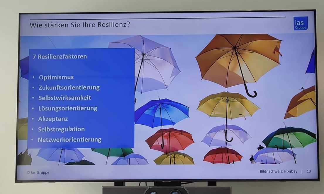 msg Roadshow - Resilienzvortrag Resilienzfaktoren