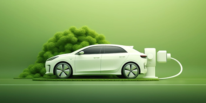 Elektroauto an Ladestation