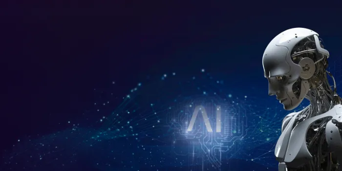 KI Header Gesunheitsforen: AI und Roboter