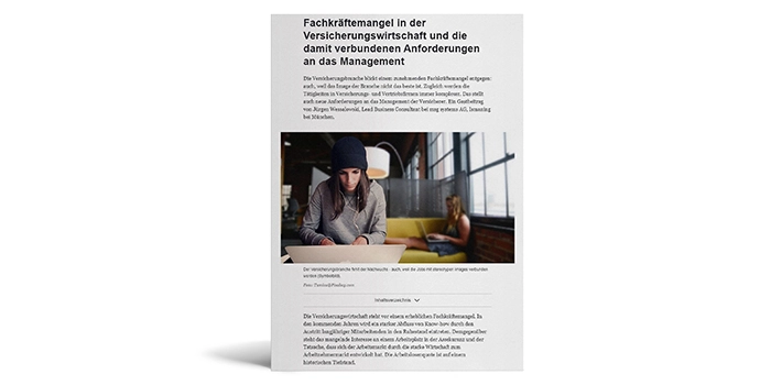 Fachkräftemangel  in der Versicherungswirtschaft Thumbail 195x195