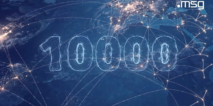 msg employs 10,000 for the first time