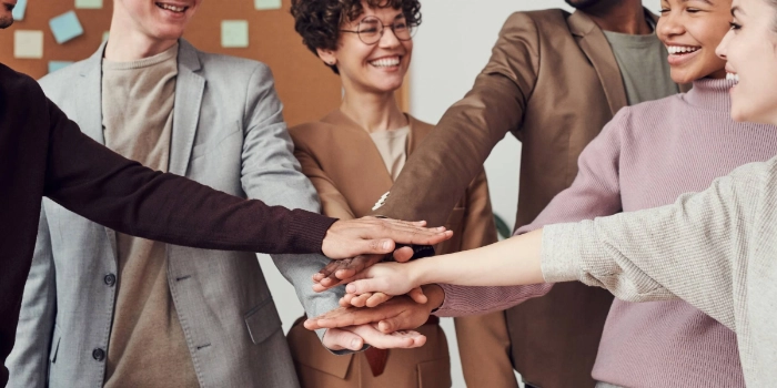 Gruppe-Menschen-Erfolg-Zusammenarbeit