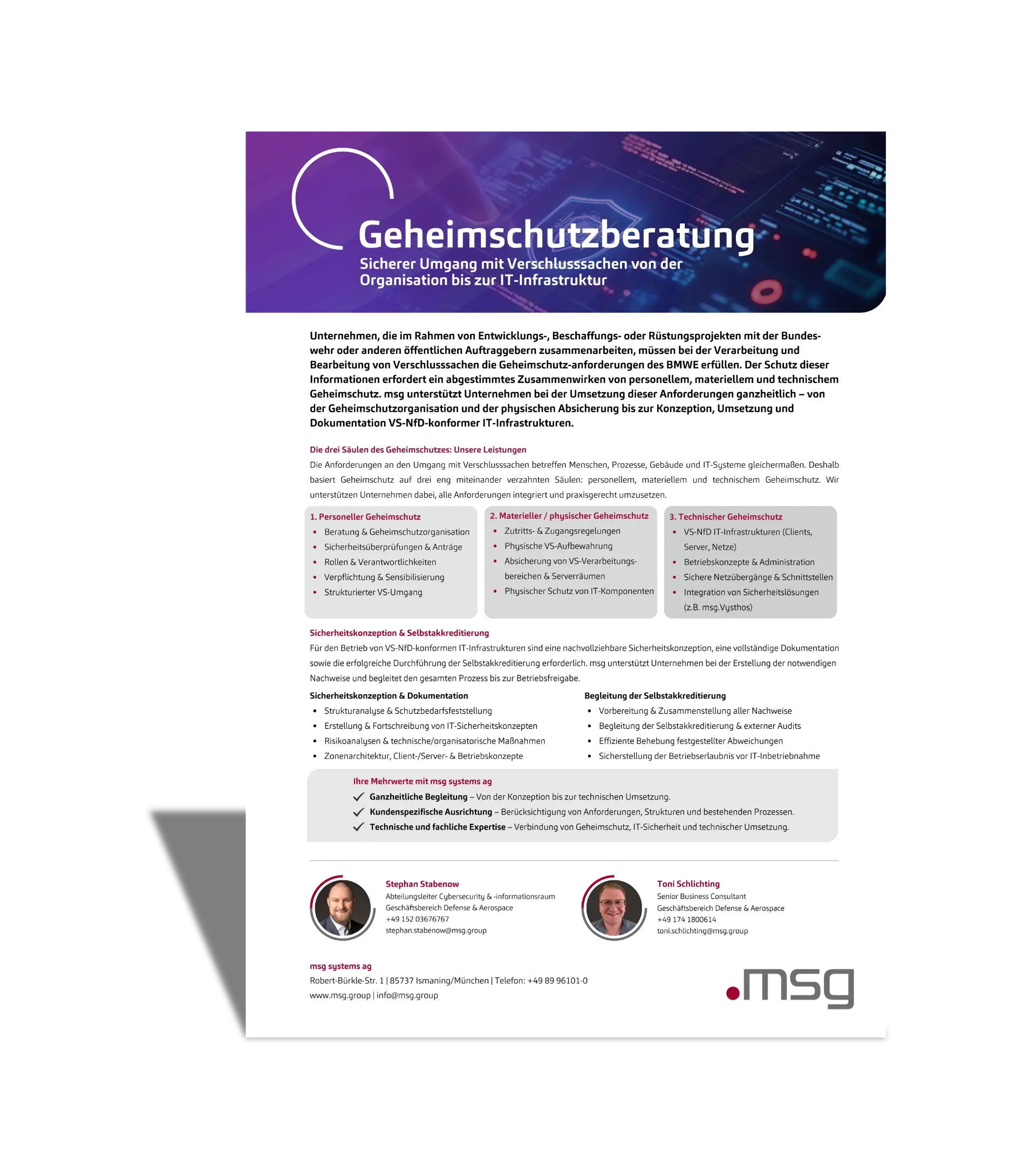 Geheimschutzberatung