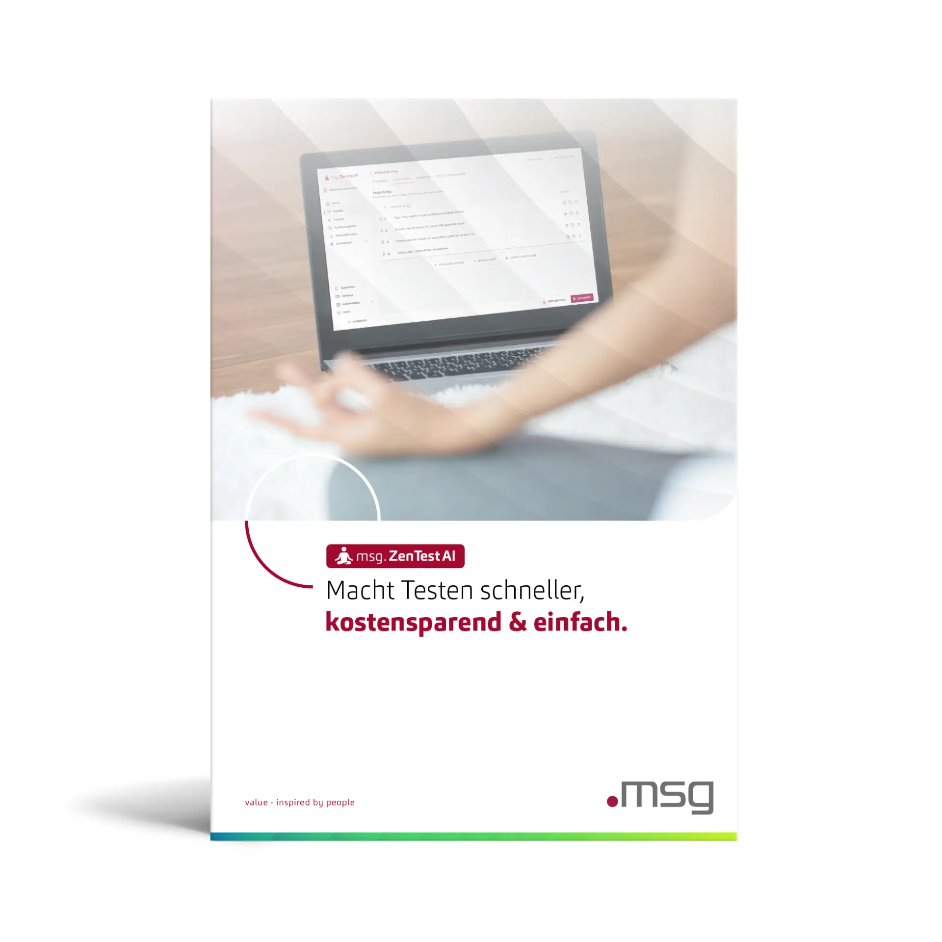 msg.ZenTestAI - Ansicht Broschüre