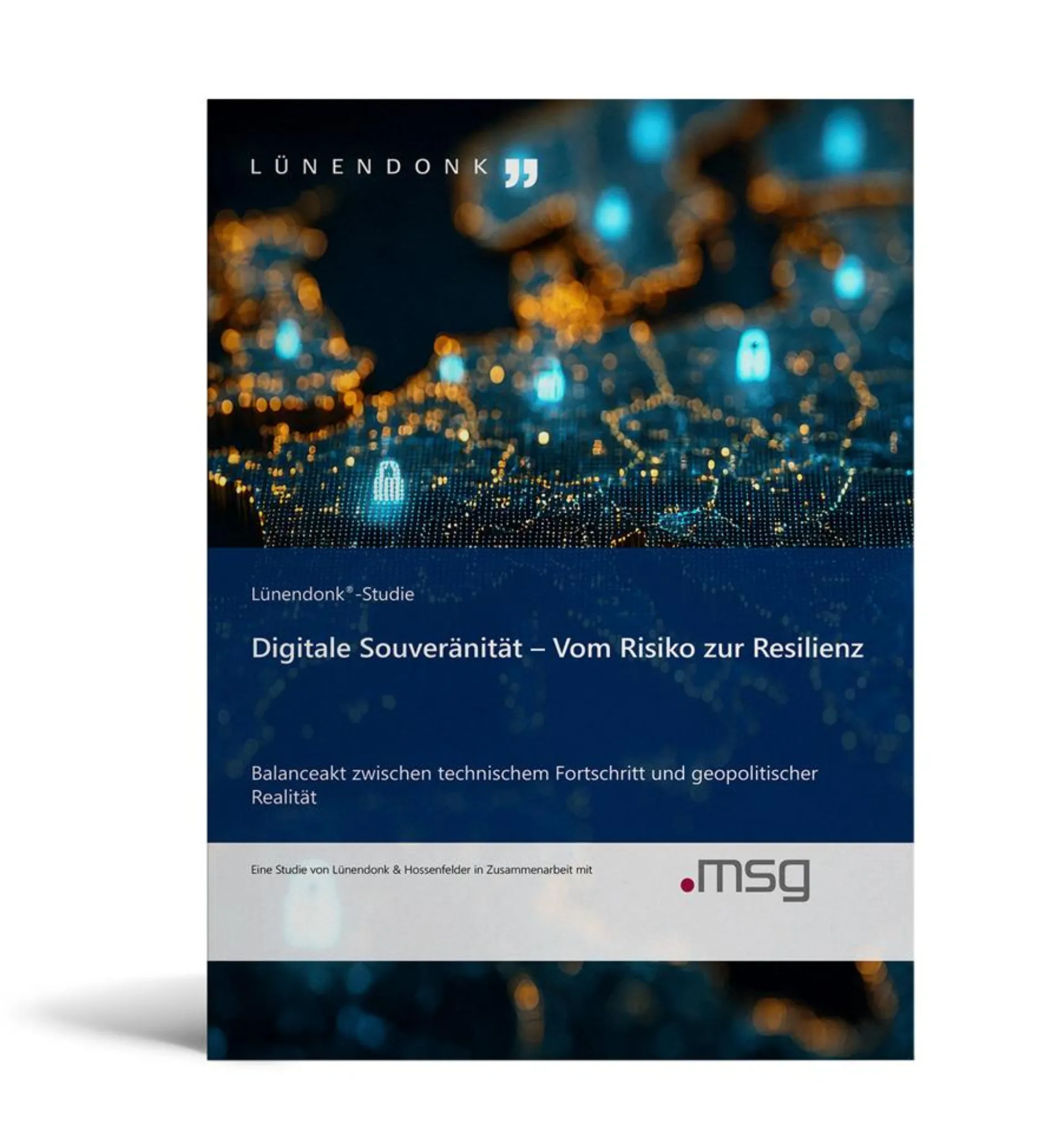 Studie Lünendonk Digitale Souveränität – vom Risiko zur Resilienz Cover Mock Up DE