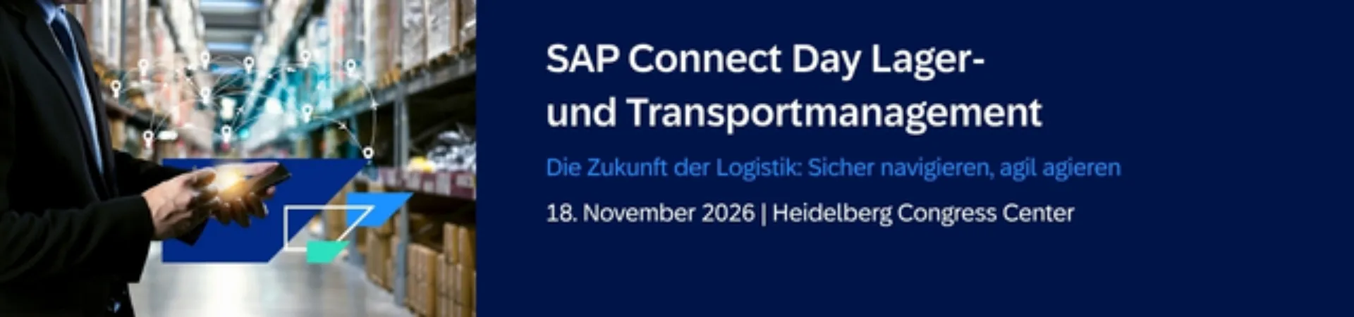 Email Signaturbanner SAP Connect Day Lager- und Transportmanagement
