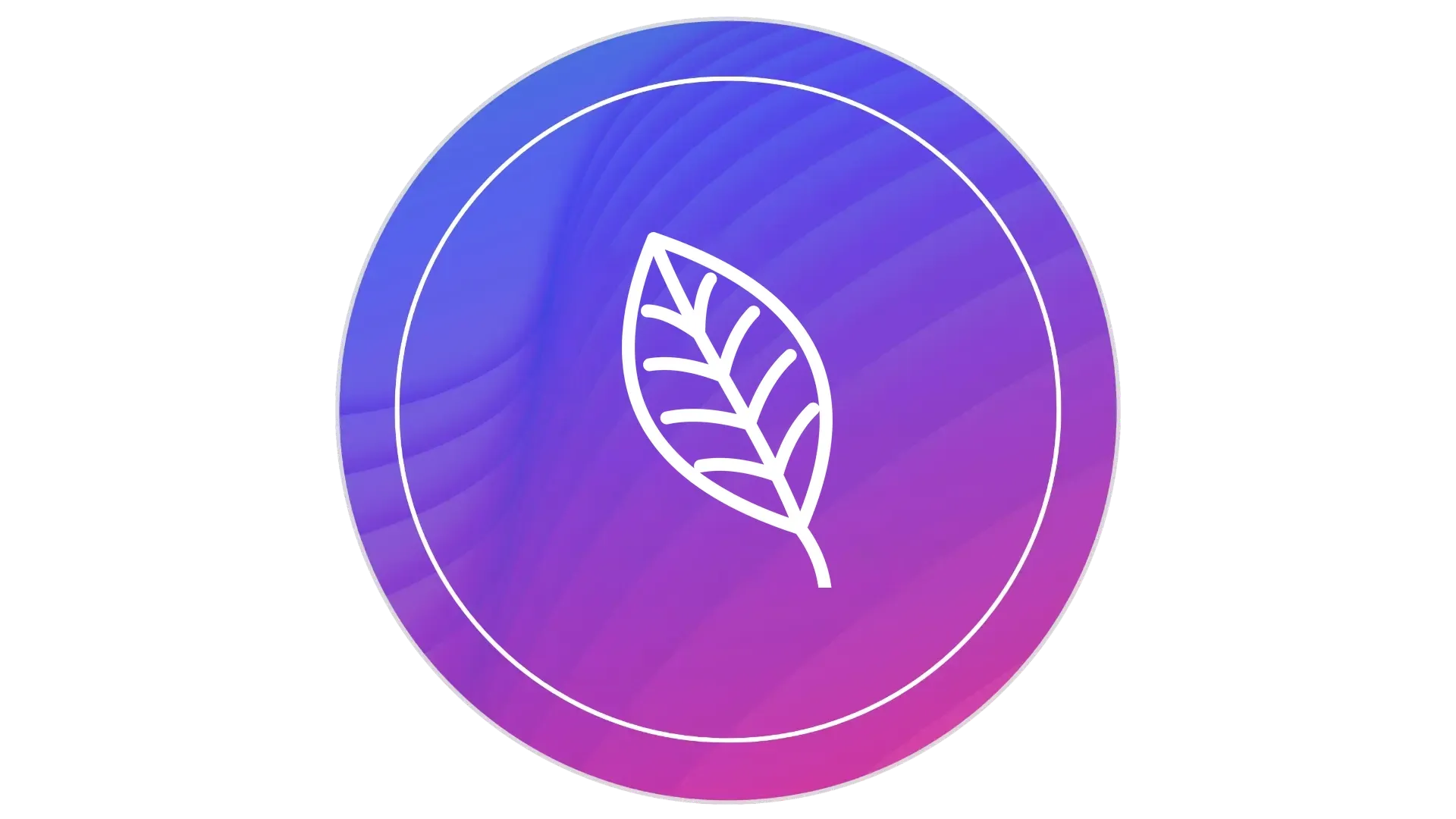 Icon Blatt lila