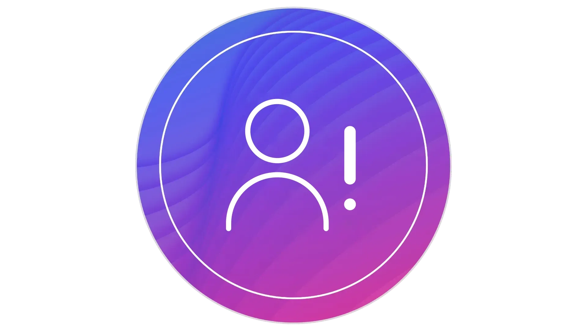 Icon Hinweisgebersystem lila