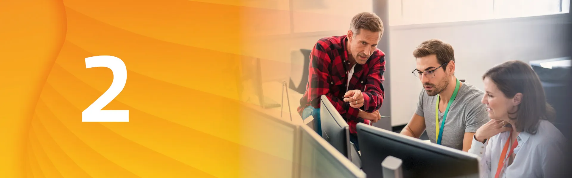 Onboarding Einarbeitung Foto für Website 1920x600 mit Zahl