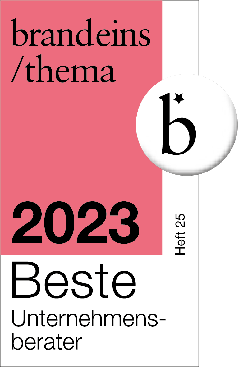 BrandEins BeraterUnternehmen2023 Logo DE basic