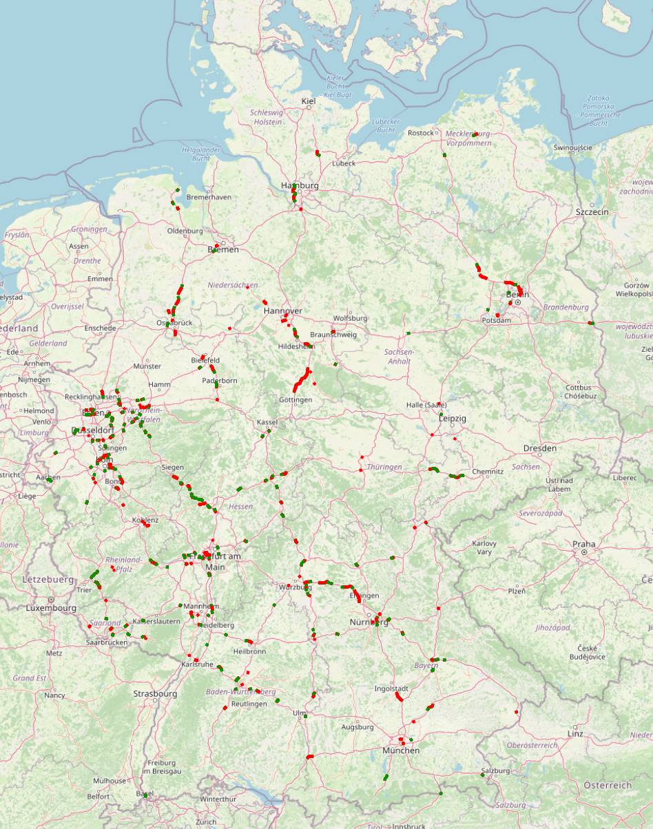 extrakt baustelleninfo deutschland