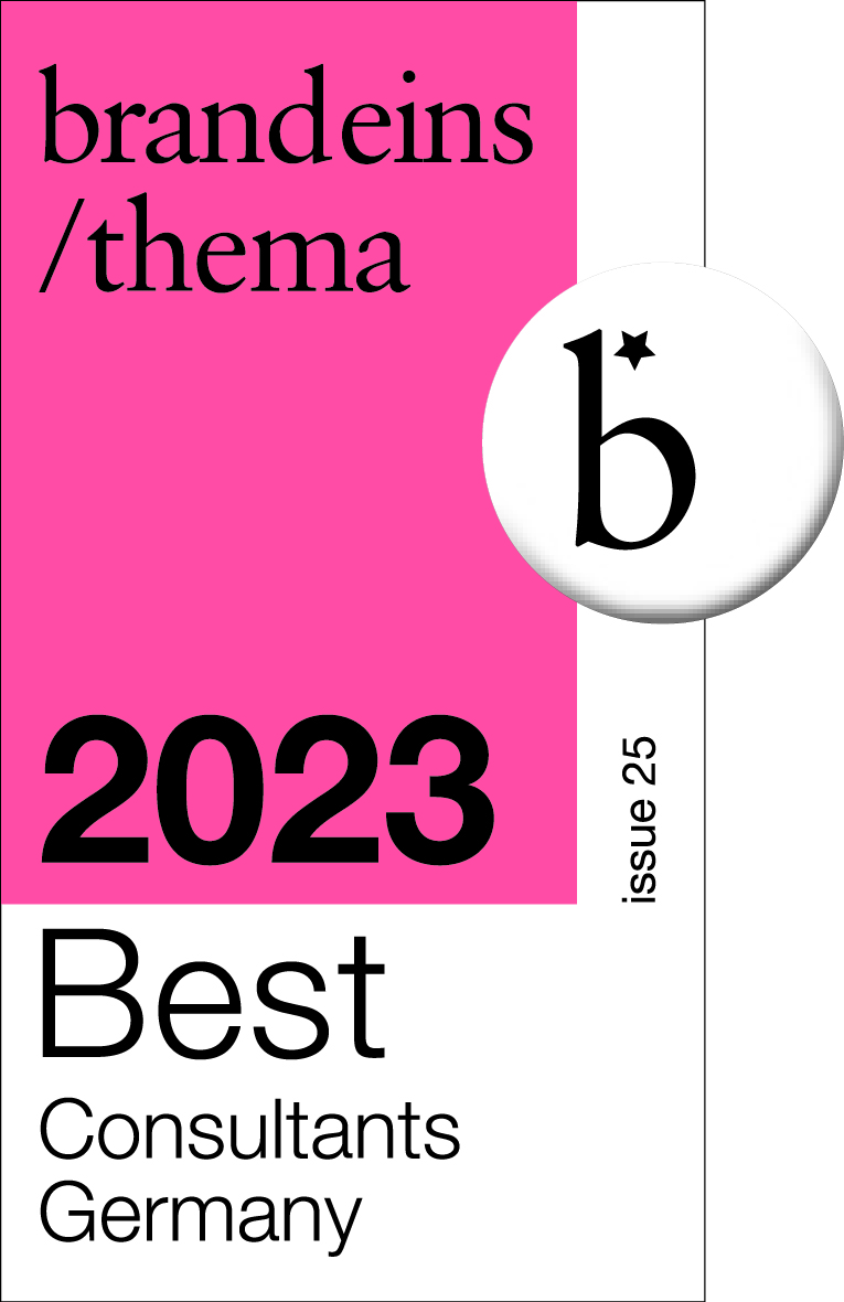 BrandEins BeraterUnternehmen2023 Logo EN basic