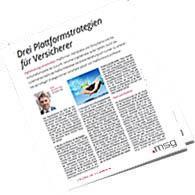 Drei Plattformstrategien Fuer Versicherer