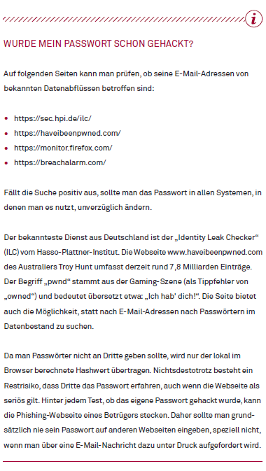 Passwort gehackt