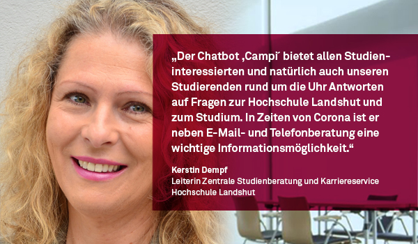 msgChatbot Hochschule Kerstin Dempf HS Landshut